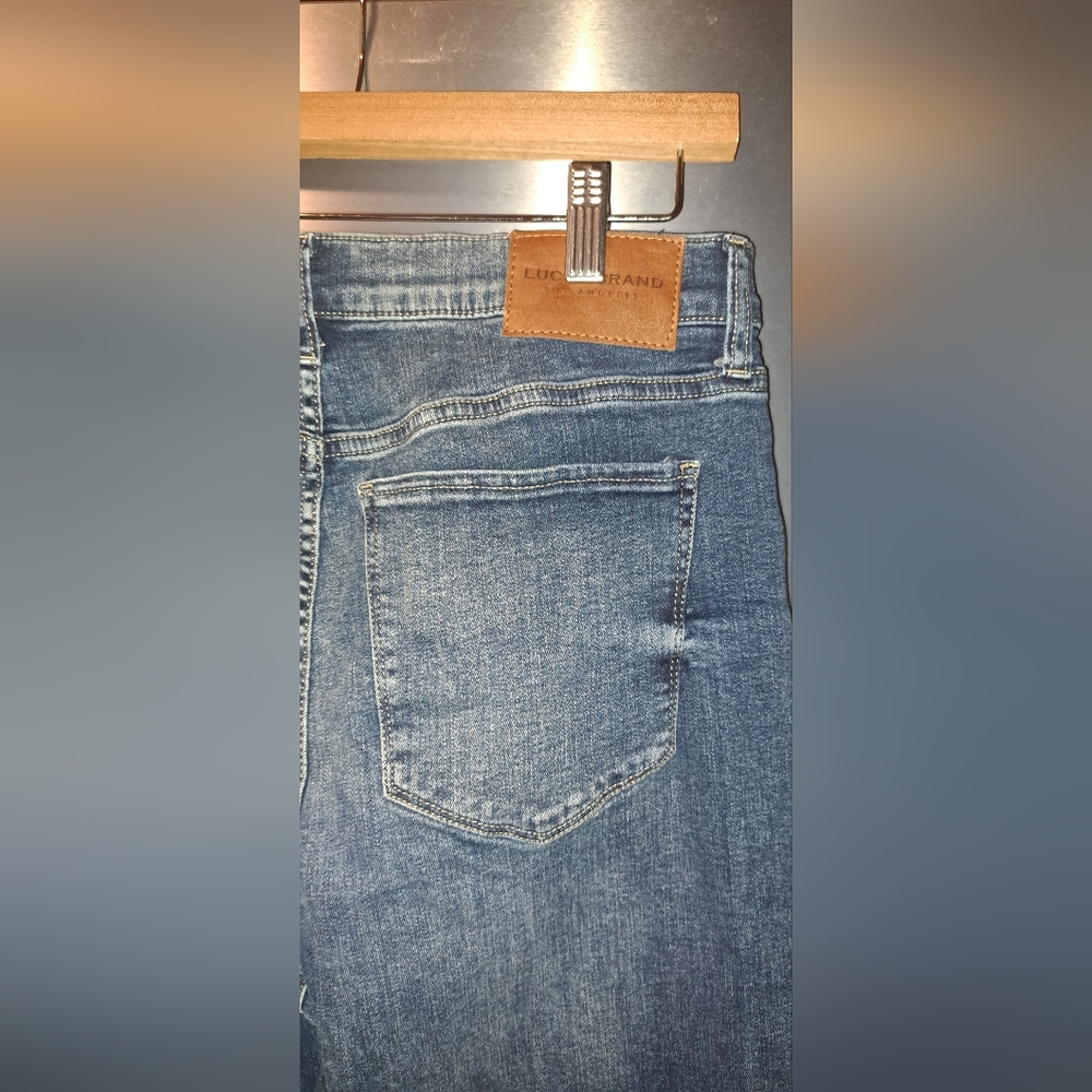 Ladies Lucky Brand High Rise Stevie Flare Jeans Stretch Soze 12/31  City Cowgirl - Picture 3 of 8